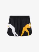 MANTO LOGO classic FIGHT SHORTS-black